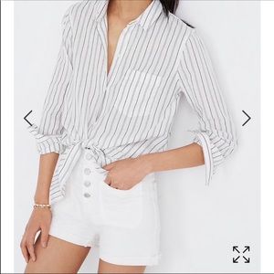 Madewell High Rise Denim Boy Shorts